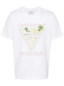 Casablanca Maison De Reve Logo Printed T-Shirt in White