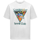 Casablanca Tennis Club Icon Printed T-shirt White