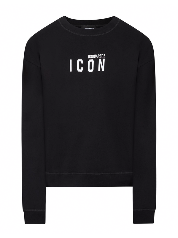 Dsquared2 Icon Small logo Printed Sweatshirt in Black