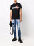 Dsquared2 Doodle Logo Face Cotton T-shirt in Black