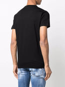 Dsquared2 Doodle Logo Face Cotton T-shirt in Black