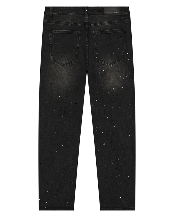 Magiri Core Painted Straight Jeans in Black