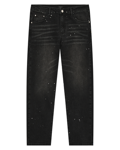 Magiri Core Painted Straight Jeans in Black