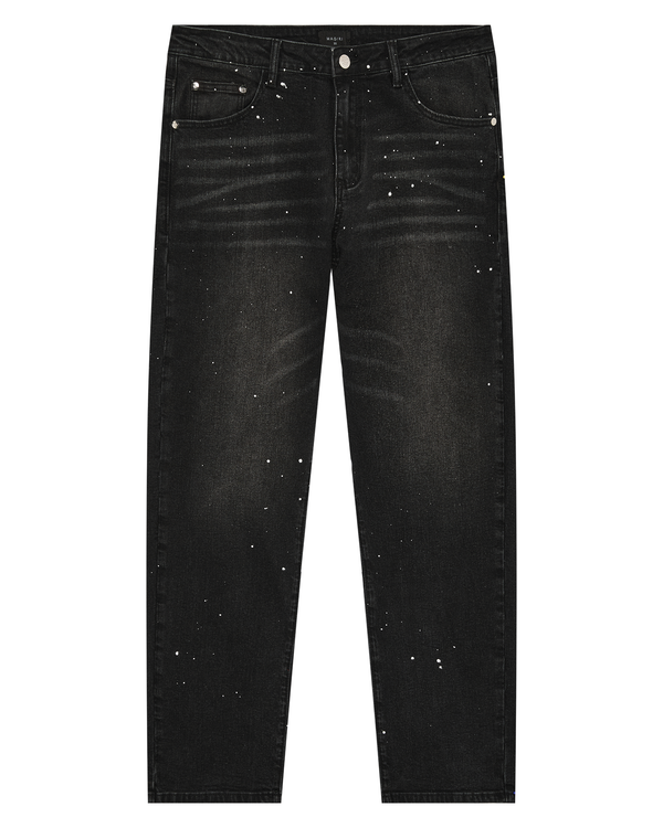 Magiri Core Painted Straight Jeans in Black