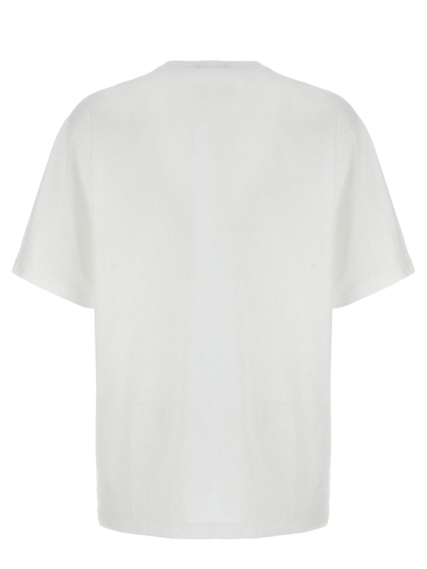 Dolce & Gabbana Roman Numerals Crest Embroidered Logo T-Shirt in White