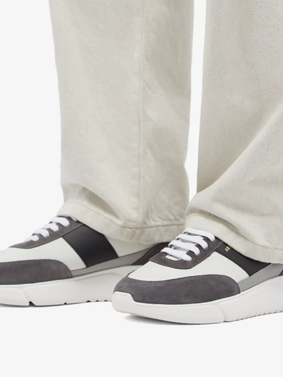 Axel Arigato Genesis Suede Trainers in Grey/Black