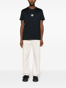 Dolce & Gabbana Marina Logo Printed T-Shirt in Navy