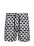 Amiri Interweave Swim Shorts in White/Black