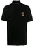 Dolce & Gabbana Men's Embroidery Piquet Polo Black