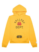 Gallery Dept Boxing Merch Hoodie in Yellow