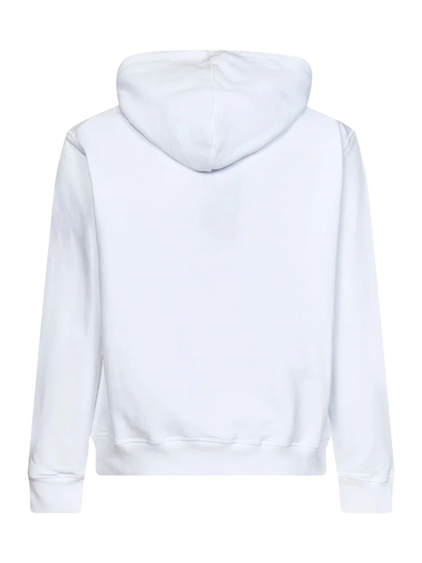 Dsquared2 Cool Fit Bob Marley Logo Hoodie in White