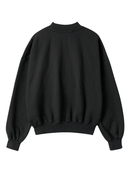 Off White Bookish Laund Boxy Fit Black Sweatshirt