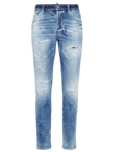 Dsquared2 Light Scarface Wash Cool Guy Jeans in Blue