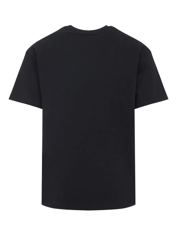Givenchy Paris Logo Embroidered T-Shirt in Black