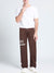 Amiri MA Bar Logo Printed Joggers in Brown