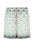 Casablanca Gradient Heart Monogram Silk Shorts in Grey