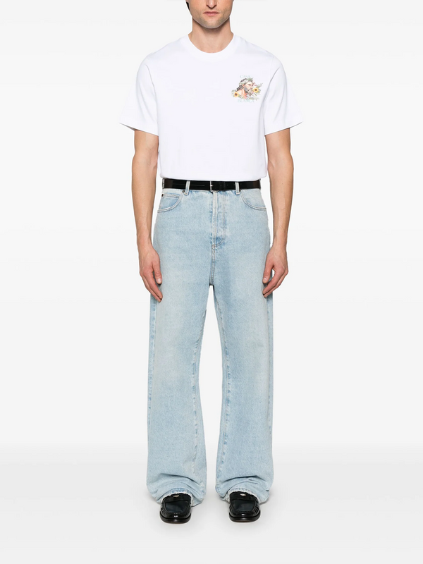 Casablanca Celebration Du Sport Printed T-Shirt in White Casablanca Celebration Du Sport Printed T-Shirt in White