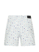 Amiri Interweave Swim Shorts in White