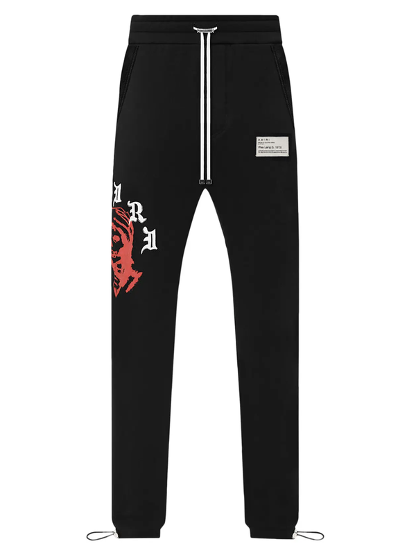 Amiri Wes Lang Solar Kings Joggers in Black