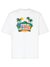 Casablanca Casa Beach Wave Printed Oversized T-Shirt in White