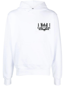 Amiri XO Beverly Hills Exclusive Hoodie in White