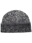 Off-White Arrow Fuzzy Mohair Knit Beanie in Dark Grey