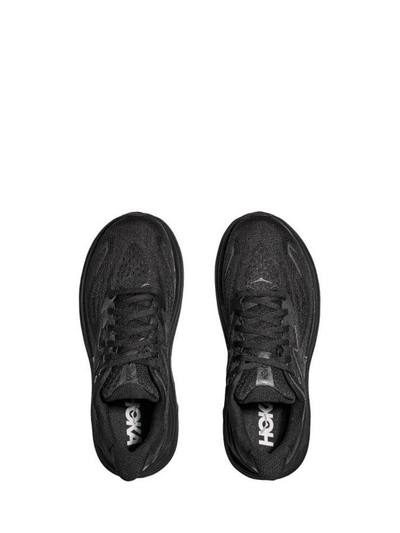 Hoka Clifton 10 Trainers in Black