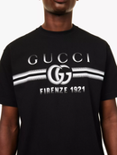 Gucci Interlocking Blur Logo T-Shirt in Black