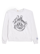 Gallery Dept G Ball Crewneck Sweatshirt in White