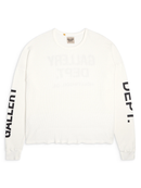 Gallery Dept Long Sleeve Thermal T-Shirt in Cream