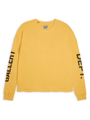 Gallery Dept Long Sleeve Thermal T-Shirt in Yellow