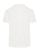 Valentino Small VLOGO Patch Embroidered T-Shirt in White