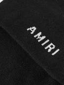 Amiri MA Embroidery Socks in Black