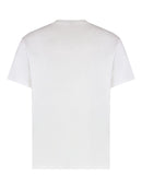 Alexander McQueen Flocked Logo T-Shirt in White