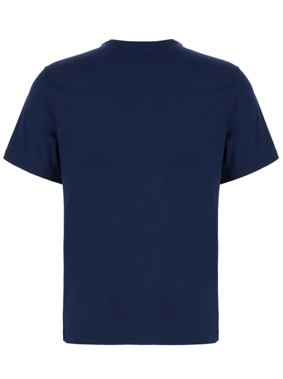 Valentino Plaque Logo T-Shirt in Blue