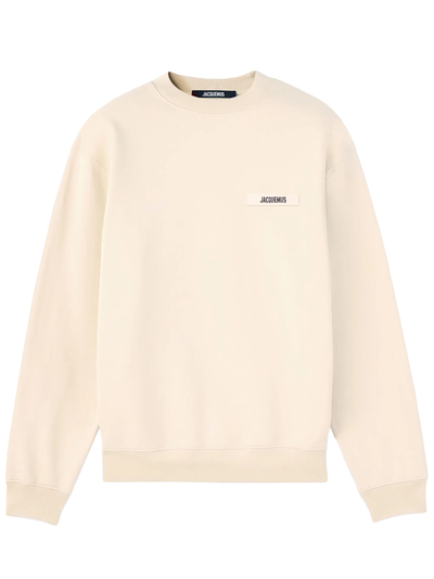 Jacquemus Le Gros Grain Sweatshirt in Beige