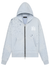 Amiri Washed MA Shotgun Hoodie in Grey Dawn