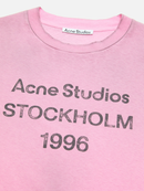 Acne Studios Stockholm Logo T-Shirt in Pink