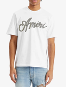 Amiri Script Logo T-Shirt in White