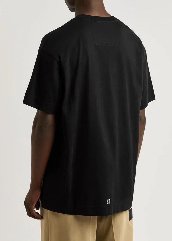 Givenchy Crest Logo T-Shirt in Black