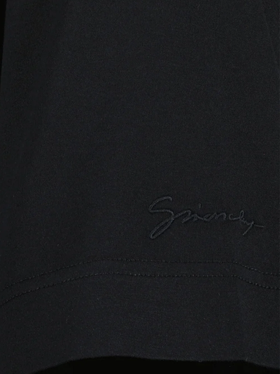 Givenchy Embroidered 4G Logo Print T-Shirt in Black