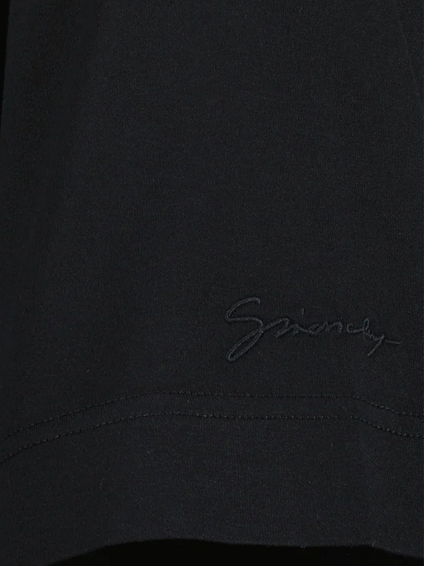 Givenchy Embroidered 4G Logo Print T-Shirt in Black
