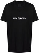 Givenchy Reverse Paris Logo Print Oversized T-Shirt in Black