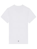 Givenchy Flames Logo Printed T-Shirt in White