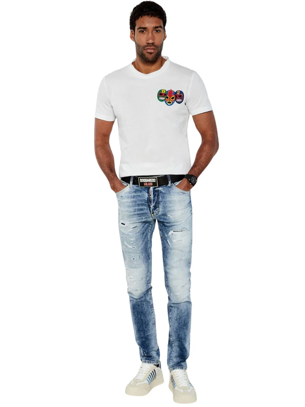 Dsquared2 Light Scarface Wash Cool Guy Jeans in Blue