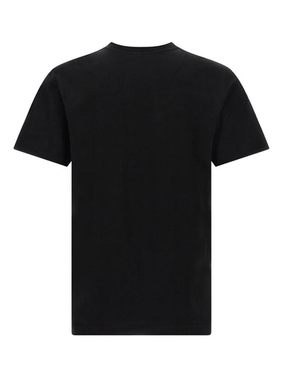 Dolce & Gabbana Italian Sportswear Flocked Logo T-Shirt in Black