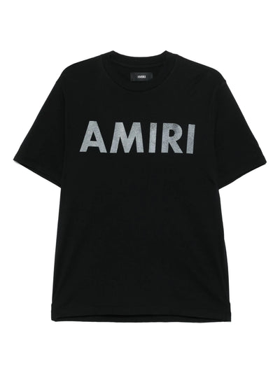 Amiri Logo Print T-Shirt in Black
