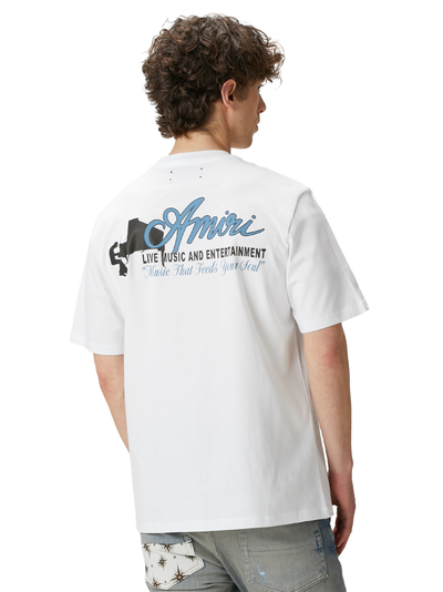Amiri Jazz Band T-Shirt in White