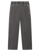 Magiri Embroidered Acid Wash Joggers in Washed Grey