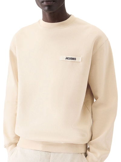 Jacquemus Le Gros Grain Sweatshirt in Beige